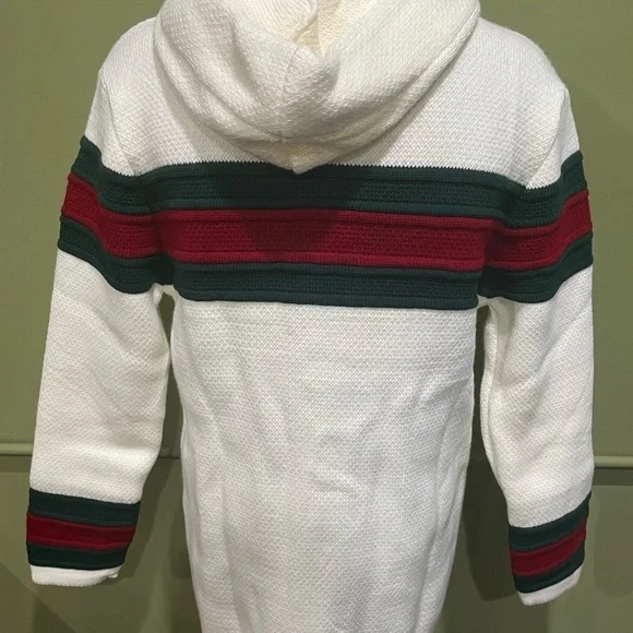 LCR sweater jacket coat hoody zipper front multi color modern fit - Picture 4 of 4
